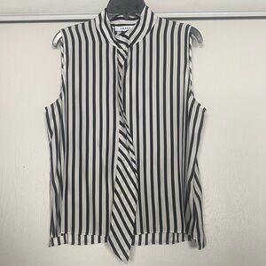 🆕Frame Black and White Striped Blouse